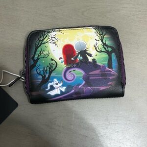 Loungefly The Nightmare Before Christmas Jack & Sally Doll Mini Wallet nwt